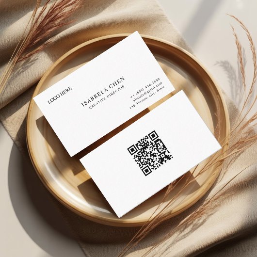Clean Sharp Modern Business Card Concept Visitenkarte