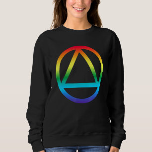 Clean Sober Lesbian Erholung Om Na Sobriety Lgbt G Sweatshirt