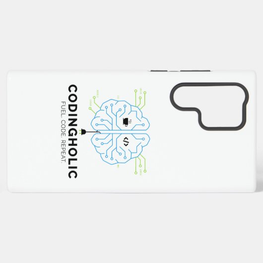Clean Tech Brain für Coder & Entwickler Samsung Galaxy Hülle (Rückseite (Horizontal))