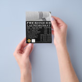 Clean Towels, Laundromat, Cleaning Advertising Flyer (Gruppe)