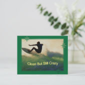 Cleanandverrückt Postkarte (Stehend Vorderseite)