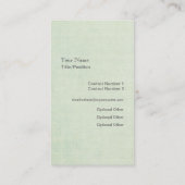 Cleaner Cleaner Service Business Visitenkarte (Rückseite)