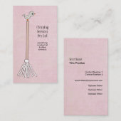 Cleaner Cleaner Service Business Visitenkarte (Vorne/Hinten)