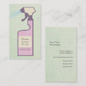 Cleaner Cleaner Service Business Visitenkarte (Vorne/Hinten)