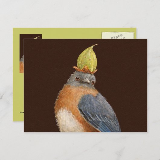 Cleaner die bluebird-Postkarte Postkarte (Vorne/Hinten)