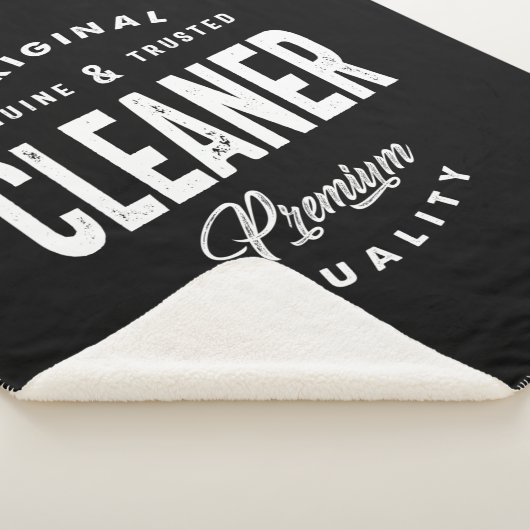 Cleaner Job Title T-Shirt Geschenke Mens Frauen Sherpadecke (3/4)