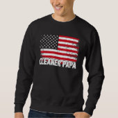 Cleaner Papa Sweatshirt (Vorderseite)