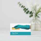 Cleaners Housekeepers Janitors Maid Visitenkarte (Stehend Vorderseite)