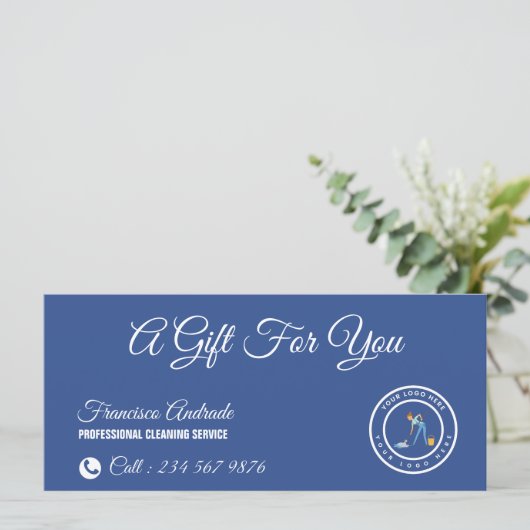 Cleaning Company | Custom Logo Cleaning Service (Stehend Vorderseite)