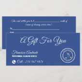 Cleaning Company | Custom Logo Cleaning Service (Vorne/Hinten)