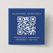 Cleaning Company | Custom Logo Cleaning Service Button (Vorderseite)