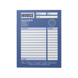 Cleaning Company | Custom Logo Cleaning Service Notizblock