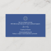 Cleaning Company | Custom Logo Cleaning Service Rabattkarte (Rückseite)