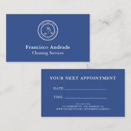 Cleaning Company | Custom Logo Cleaning Service Terminkarte