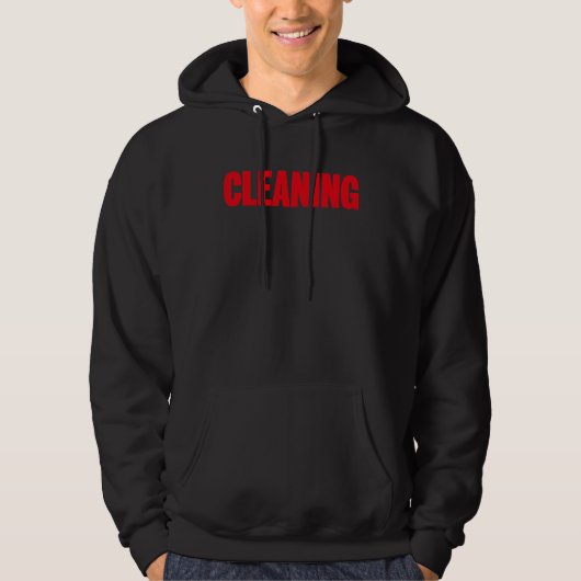 Cleaning Custodian Housekeeper Maid Cleaning Crew Hoodie (Vorderseite)