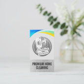 Cleaning Laundry Services Visitenkarte (Stehend Vorderseite)