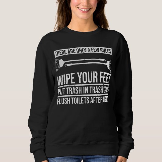 Cleaning School Custodian for a School Custodian 2 Sweatshirt (Vorderseite)