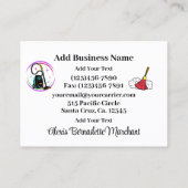 Cleaning Service Housekeeping  Business Card Visitenkarte (Rückseite)