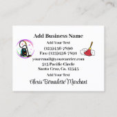 Cleaning Service Housekeeping  Business Card Visitenkarte (Rückseite)