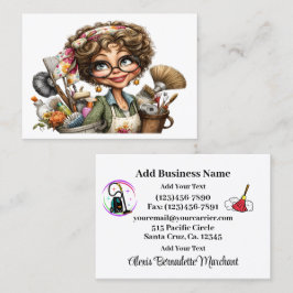 Cleaning Service Housekeeping  Business Card Visitenkarte