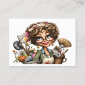 Cleaning Service Housekeeping  Business Card Visitenkarte (Vorderseite)