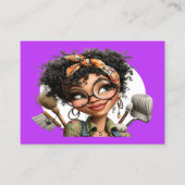 Cleaning Service Housekeeping  Business Card Visitenkarte (Vorderseite)