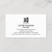 Cleaning Service  Icons Visitenkarte (Rückseite)