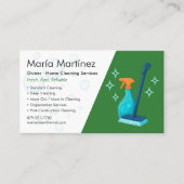 Cleaning Service Professional Visitenkarte (Vorderseite)