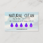 Cleaning Service Rewards Card Telefonnummerkarte (Vorderseite)