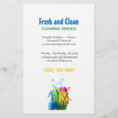  Cleaning Service Supplies Bucket Housekeeping Flyer (Vorne)
