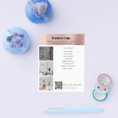 Cleaning Services Business Promotion QR Code Flyer (Einzeln)