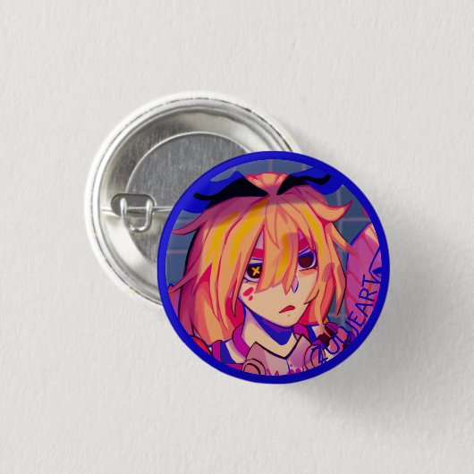 Cleanup girl Button (Vorne & Hinten)
