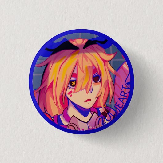 Cleanup girl Button (Vorderseite)