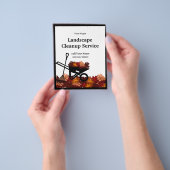 Cleanup Herbst Verlass Raking Service Event Flyer (Gruppe)