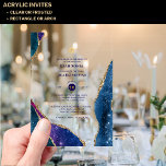 Clear Acrylic BAR MITZVAH Galaxy Starry Night Blue Acryleinladungen<br><div class="desc">Diese moderne Acryl-Bar Mitzvah Einladung kann klar oder mattiert,  Rechteck oder Bogen geformt,  wie gewünscht,  um Ihre Bedürfnisse Anzug. Sie können die Farbe des Textes in Designtools ändern.</div>