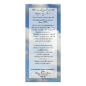 Clear Blue Sky Werbekarte (Vorne)