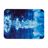 Clear Blue Water Feature in Motion Magnet (Horizontal)