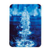 Clear Blue Water Feature in Motion Magnet (Vertikal)