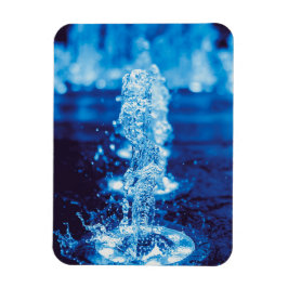 Clear Blue Water Feature in Motion Magnet