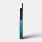 Clear Blue Wave Case-Mate iPhone Hülle (Rückseite / Links)