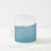 Clear Blue Wave Mattglastasse (Vorderseite Links)