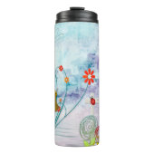 Clear Blue Whimsey Thermosbecher (Vorderseite)
