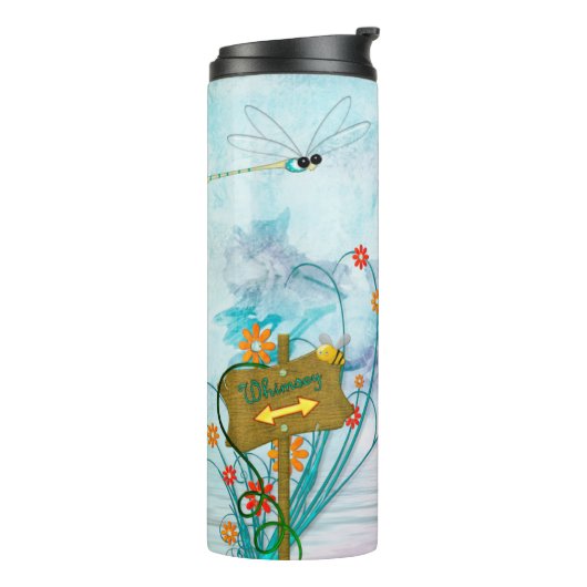 Clear Blue Whimsey Thermosbecher (Nach links gedreht)