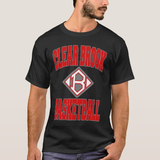 Clear Brook Wolverines Basketball T-Shirt (Vorderseite)