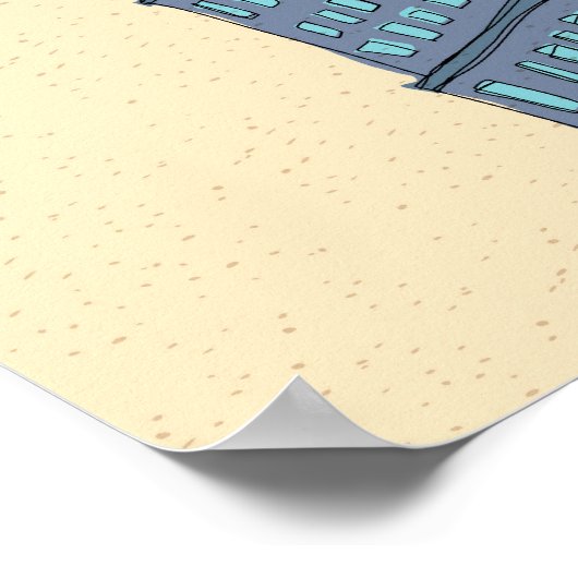 Clear Buildings Poster (Ecke)