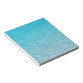 Clear Calm Blue Sea Ripples Notizblock (angewinkelt)