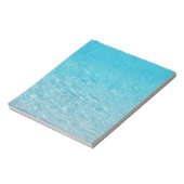 Clear Calm Blue Sea Ripples Notizblock (Rotiert)