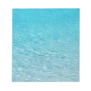 Clear Calm Blue Sea Ripples Notizblock