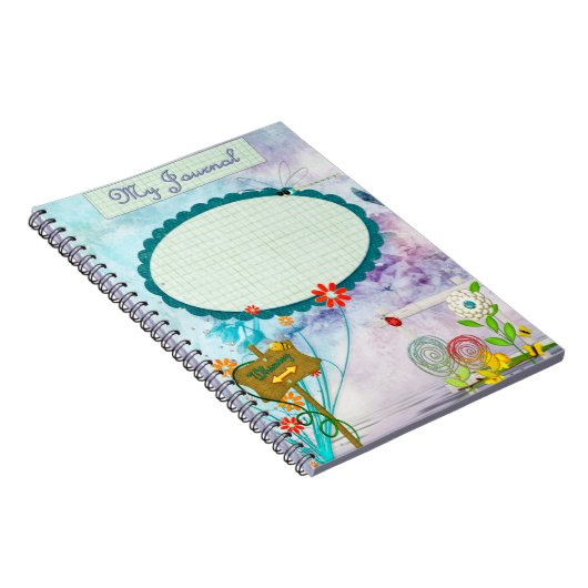 Clear Clue Whimsey Journal CUSTOM Notizblock (Rechte Seite)