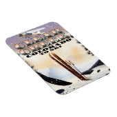 Clear Creek, Colorado Ski Poster. Magnet (Rechte Seite)